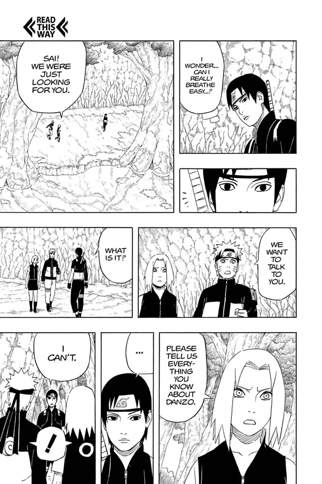 Naruto Chapter 452 page 6 - Chapter 452: Pressured By Danzo!!