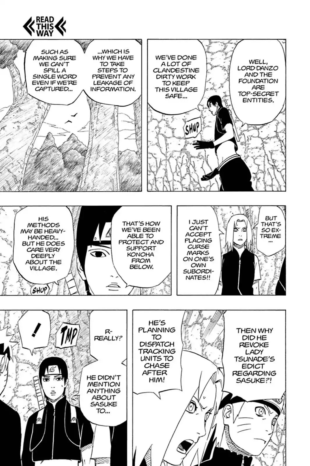 Naruto Chapter 452 page 8 - Chapter 452: Pressured By Danzo!!