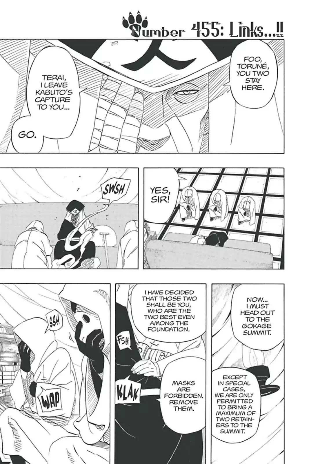 Naruto Chapter 455 page 1 - Chapter 455: Links...!!