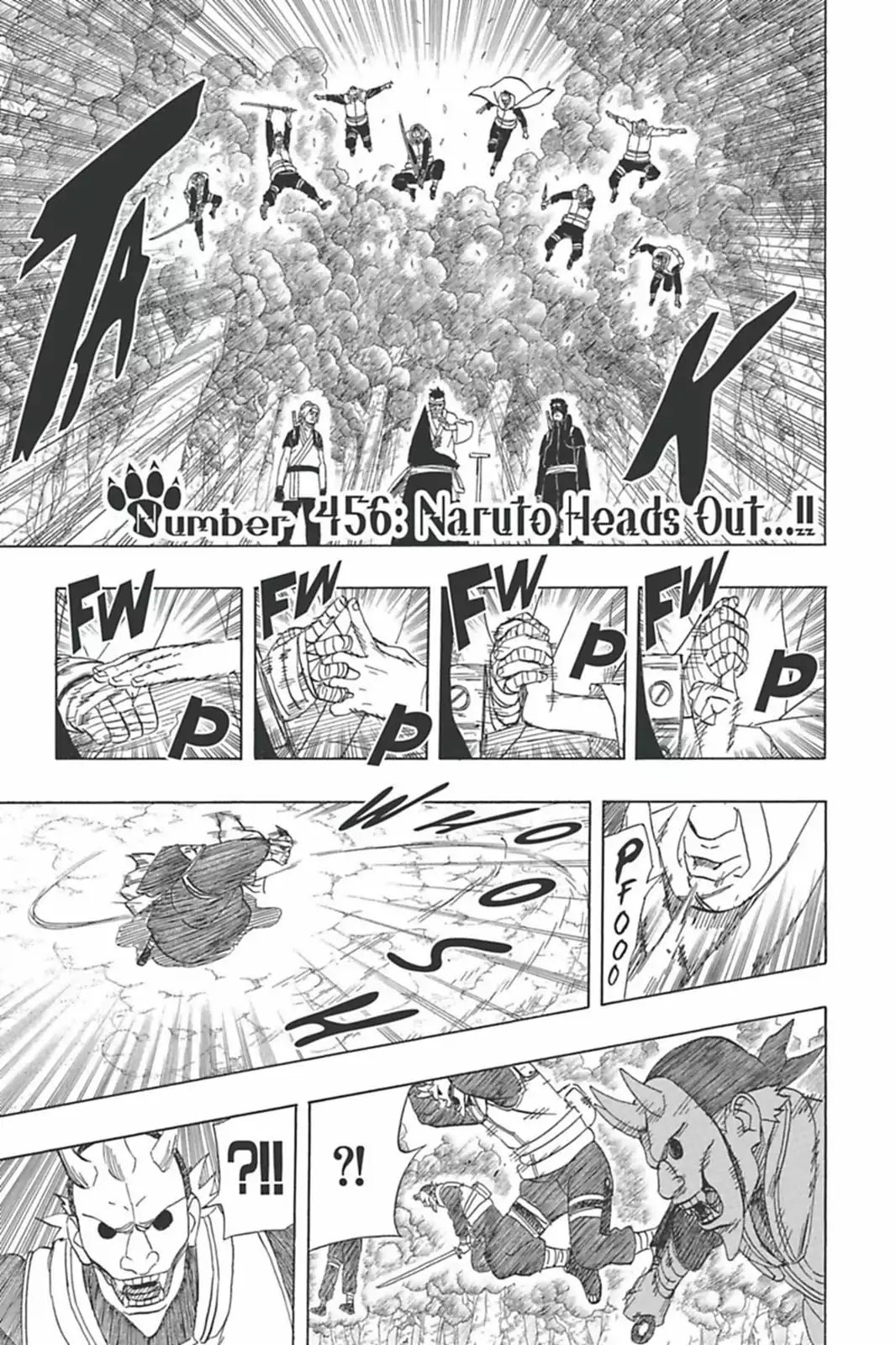 Naruto Chapter 456 page 1 - Chapter 456: Naruto Heads Out...!!