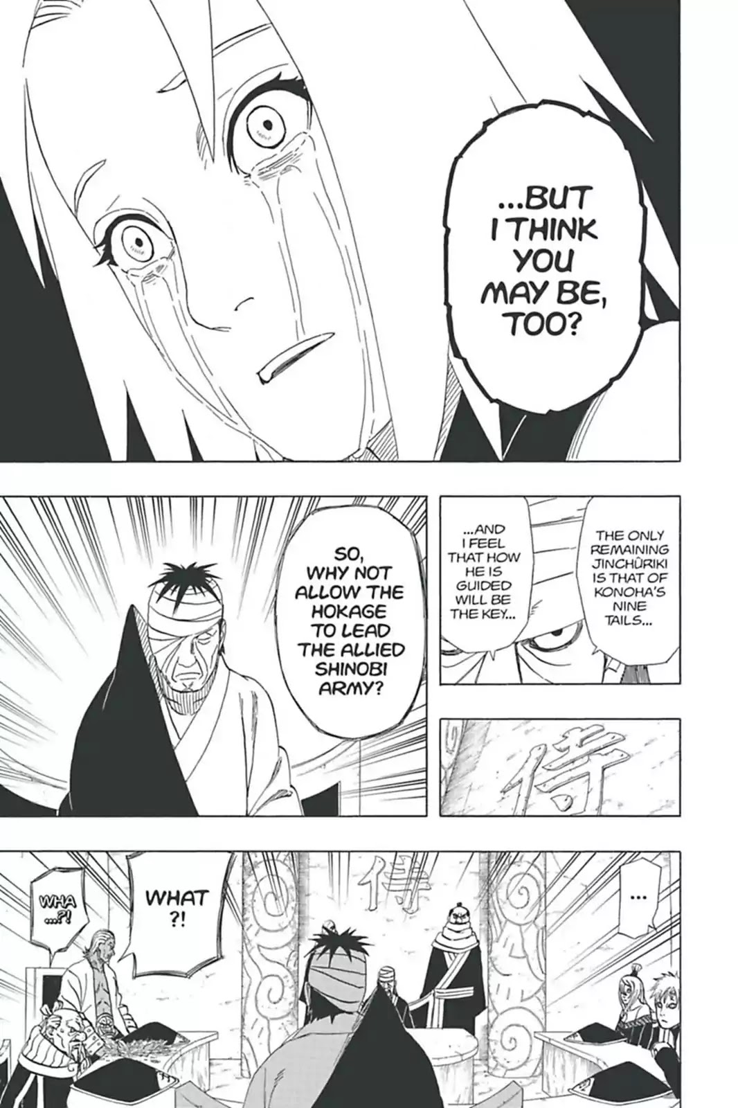 Naruto Chapter 458 page 16 - Chapter 458: The Great Gokage Debate...!!
