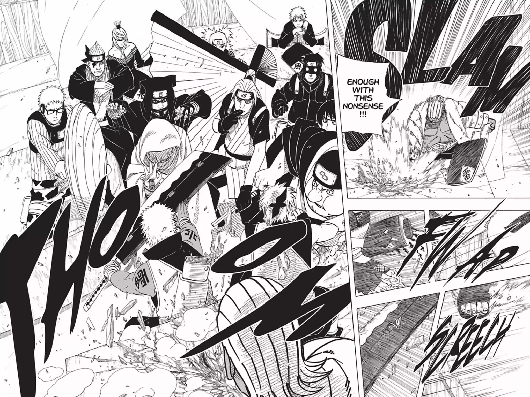 Naruto Chapter 458 page 4 - Chapter 458: The Great Gokage Debate...!!