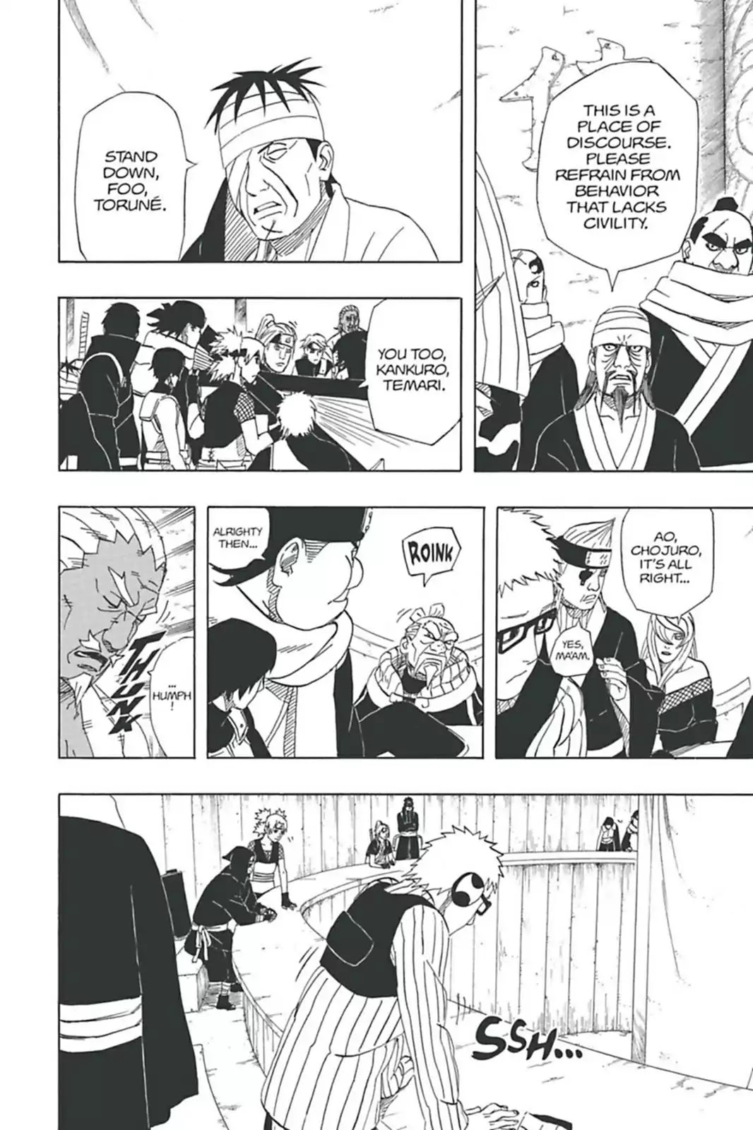 Naruto Chapter 458 page 5 - Chapter 458: The Great Gokage Debate...!!