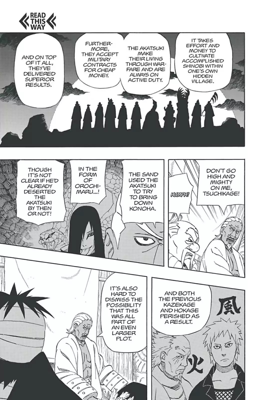 Naruto Chapter 458 page 8 - Chapter 458: The Great Gokage Debate...!!