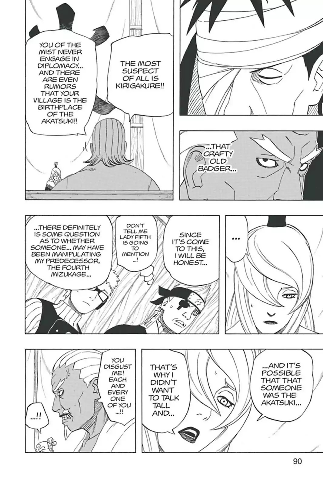 Naruto Chapter 458 page 9 - Chapter 458: The Great Gokage Debate...!!