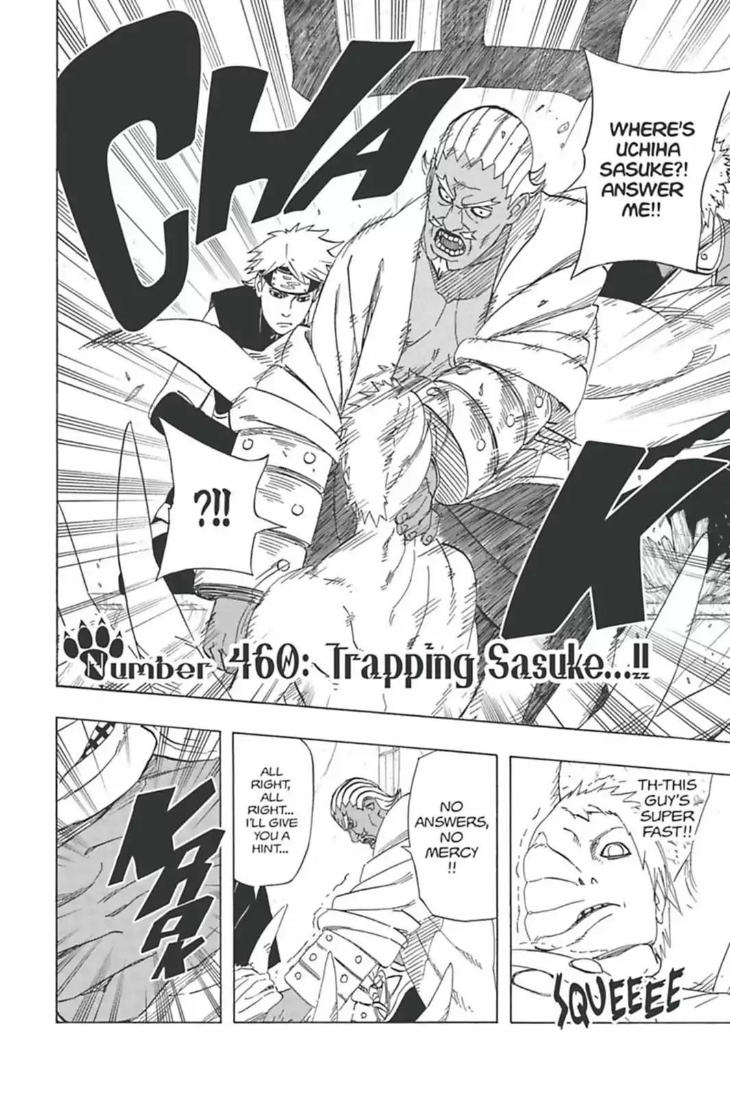 Naruto Chapter 460 page 2 - Chapter 460: Trapping Sasuke...!!