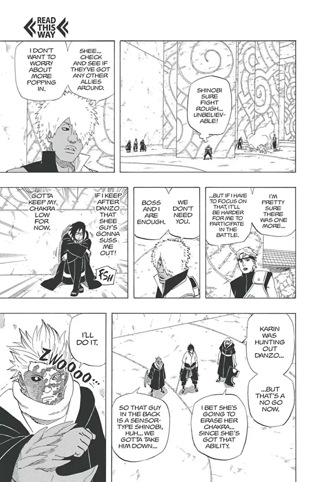 Naruto Chapter 461 page 9 - Chapter 461: Kumogakure Vs. Taka!!