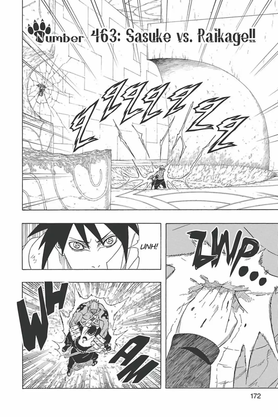 Naruto Chapter 463 page 2 - Chapter 463: Sasuke Vs. Raikage!!