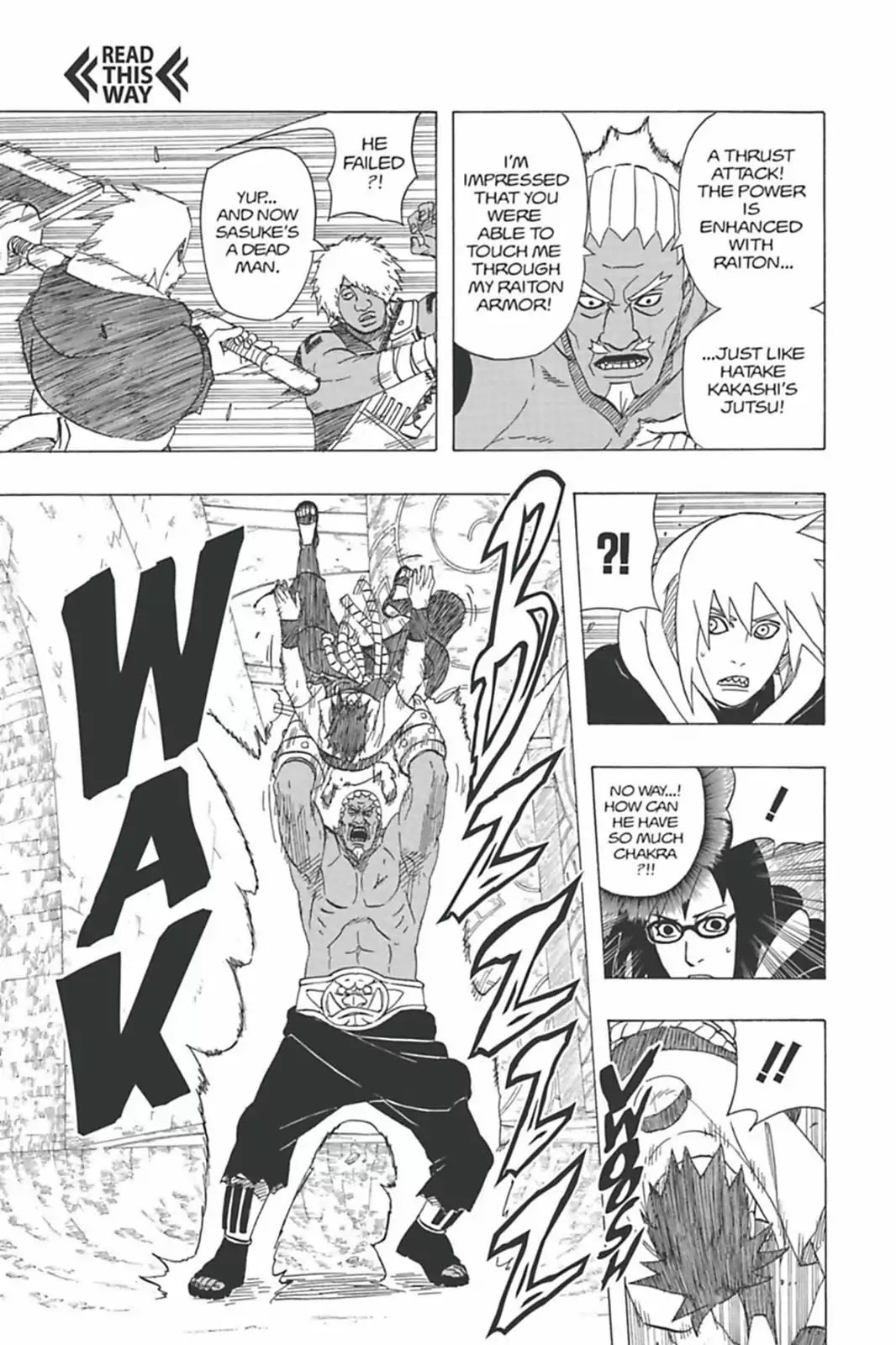 Naruto Chapter 463 page 3 - Chapter 463: Sasuke Vs. Raikage!!
