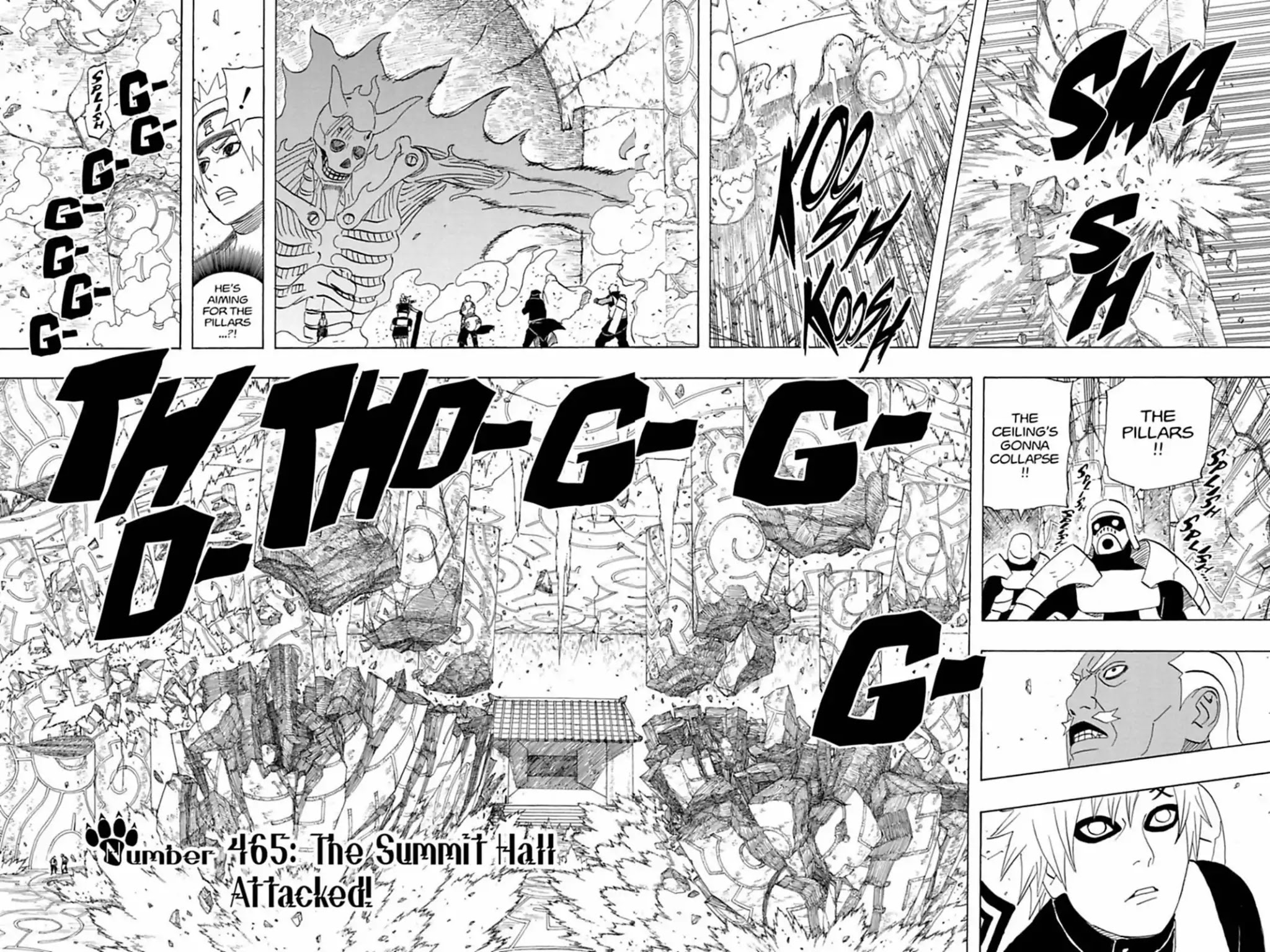 Naruto Chapter 465 page 2 - Chapter 465: The Summit Hall Attacked!