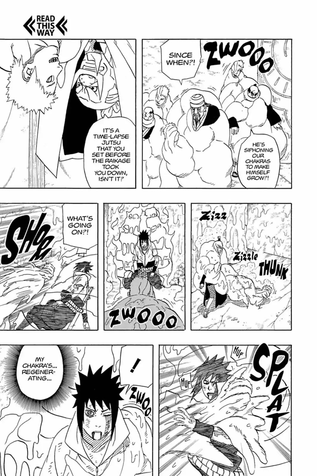 Naruto Chapter 466 page 11 - Chapter 466: The Great Battle In Sealed Room...!!