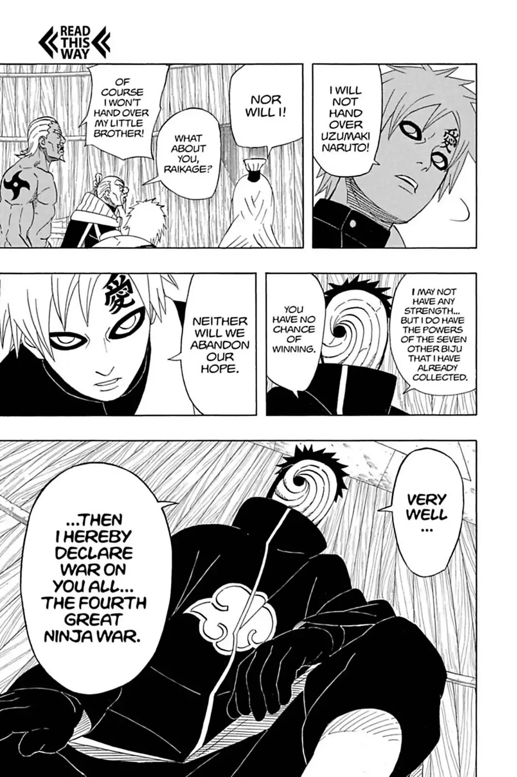 Naruto Chapter 467 page 20 - Chapter 467: Declaration Of War
