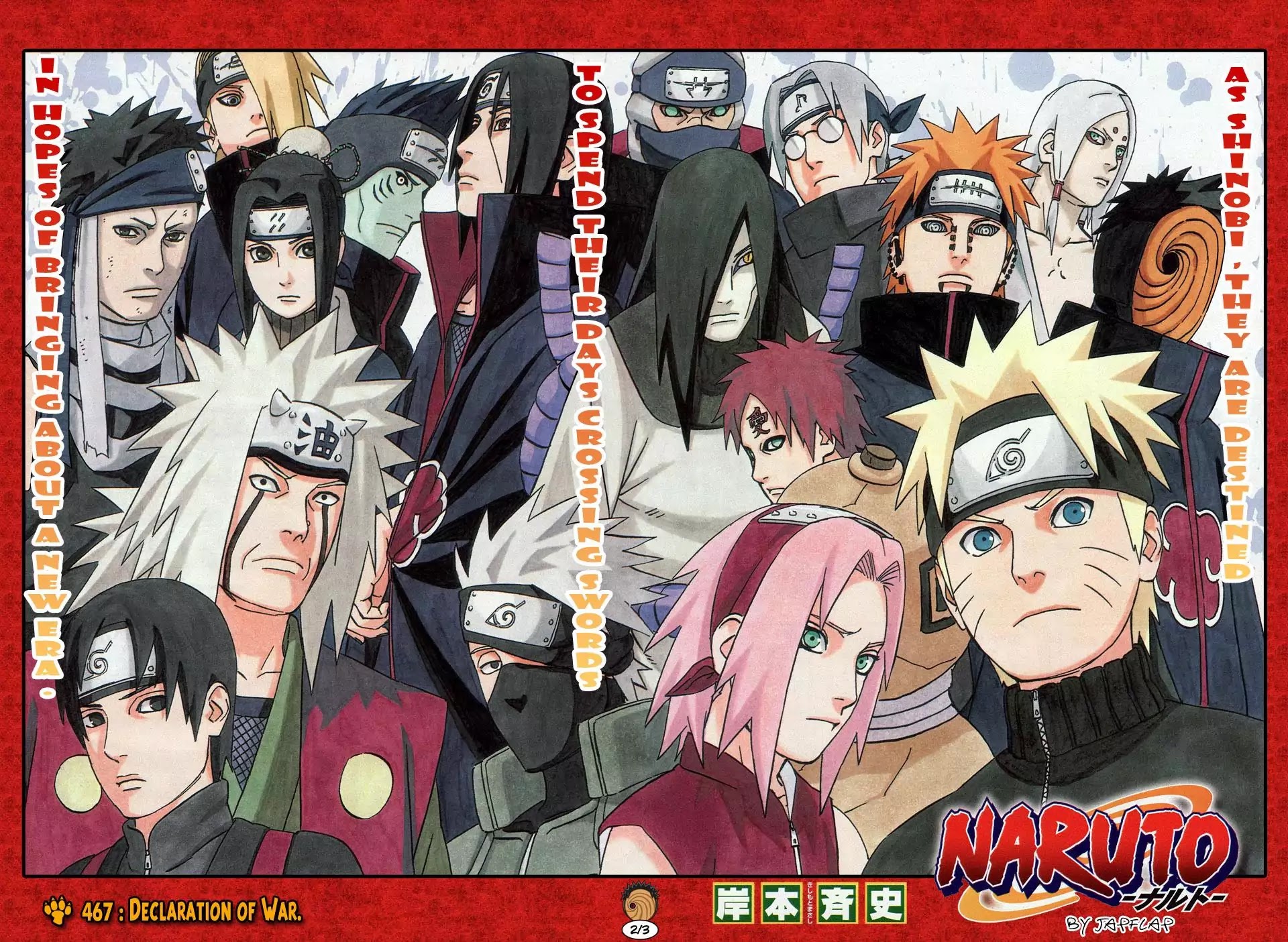 Naruto Chapter 467 page 3 - Chapter 467: Declaration Of War