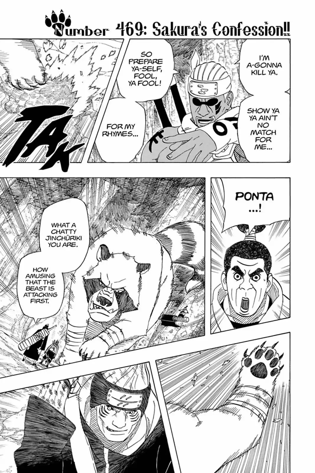 Naruto Chapter 469 page 1 - Chapter 469: Sakura's Confession!!