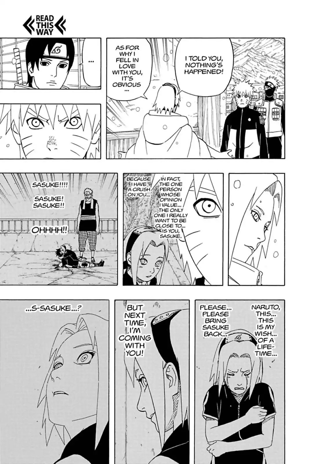 Naruto Chapter 469 page 13 - Chapter 469: Sakura's Confession!!
