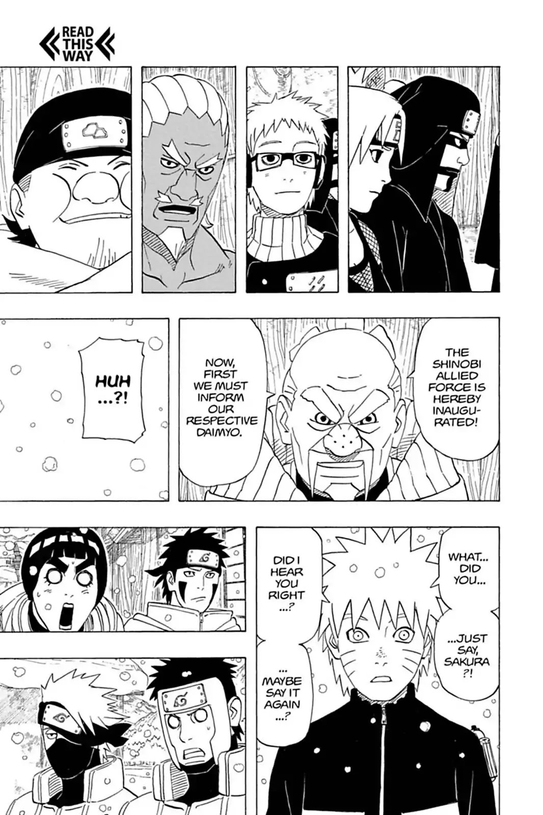 Naruto Chapter 469 page 9 - Chapter 469: Sakura's Confession!!