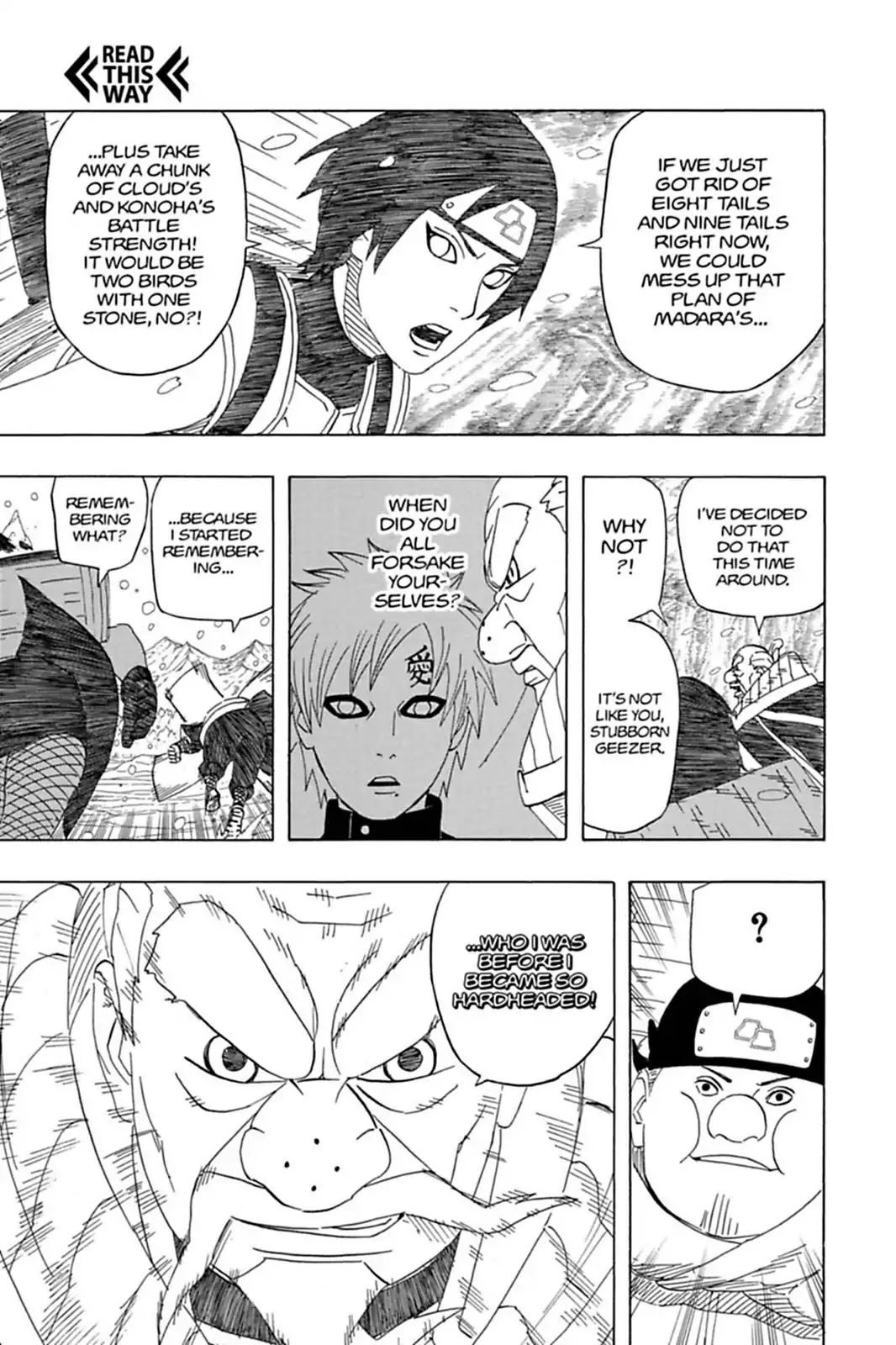Naruto Chapter 470 page 9 - Chapter 470: Killer Bee Vs. Kisame!!