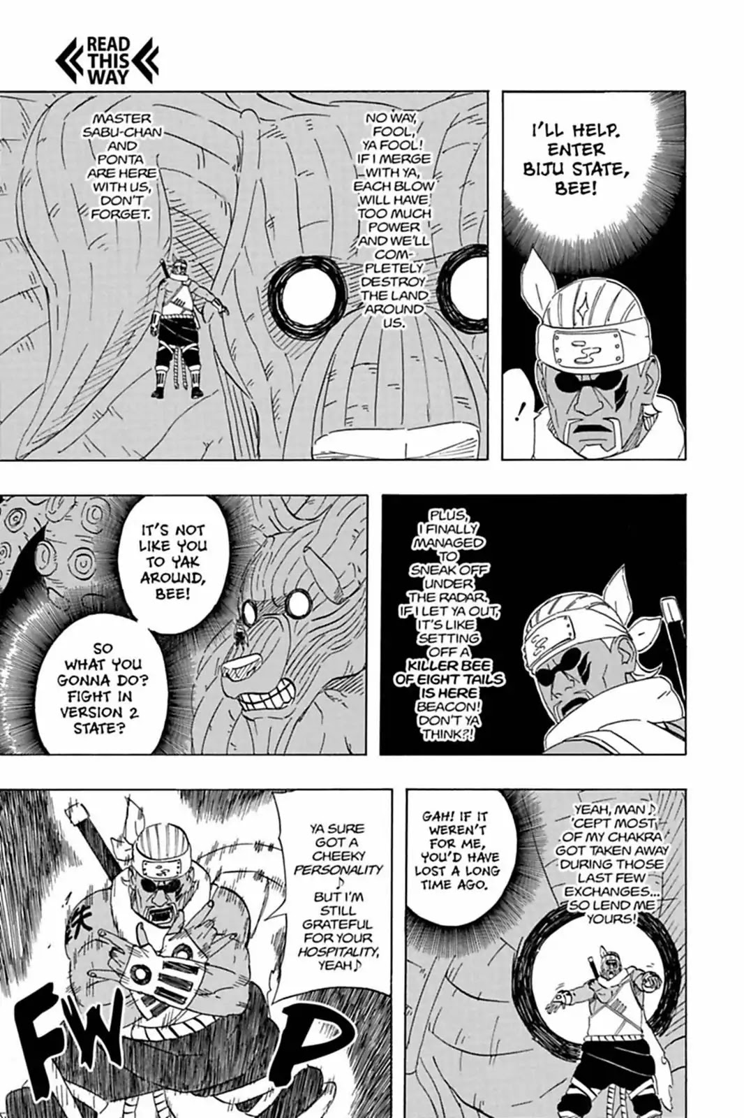 Naruto Chapter 471 page 9 - Chapter 471: Eight Tails, Version 2!!