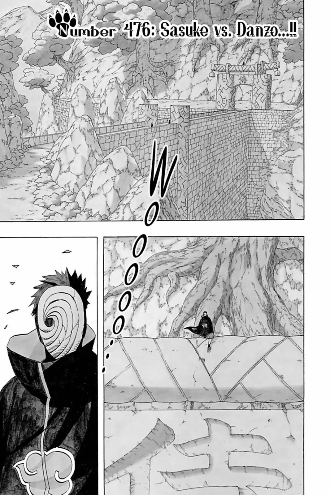 Naruto Chapter 476 page 1 - Chapter 476: Sasuke Vs. Danzo...!!