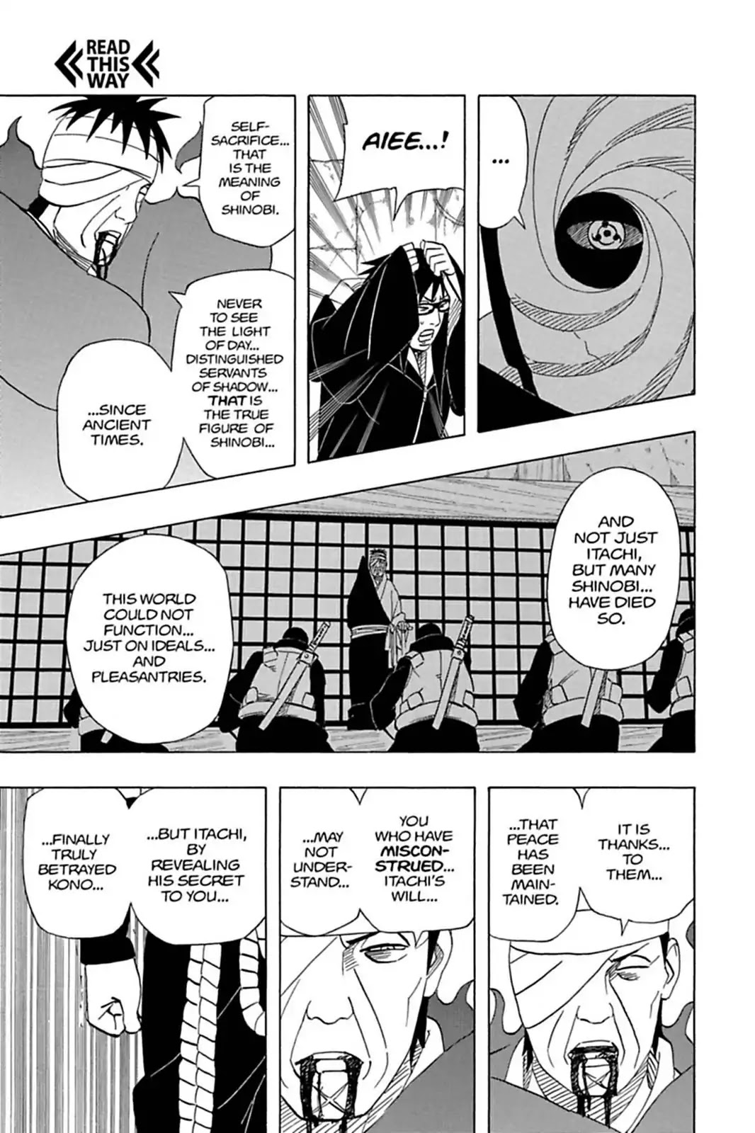 Naruto Chapter 476 page 17 - Chapter 476: Sasuke Vs. Danzo...!!