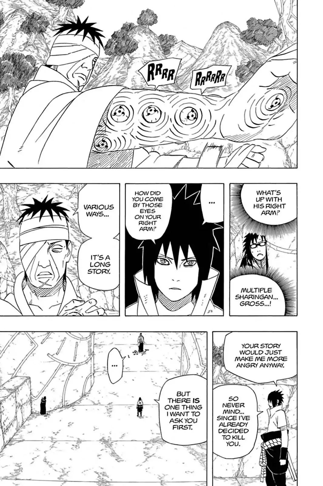 Naruto Chapter 476 page 4 - Chapter 476: Sasuke Vs. Danzo...!!