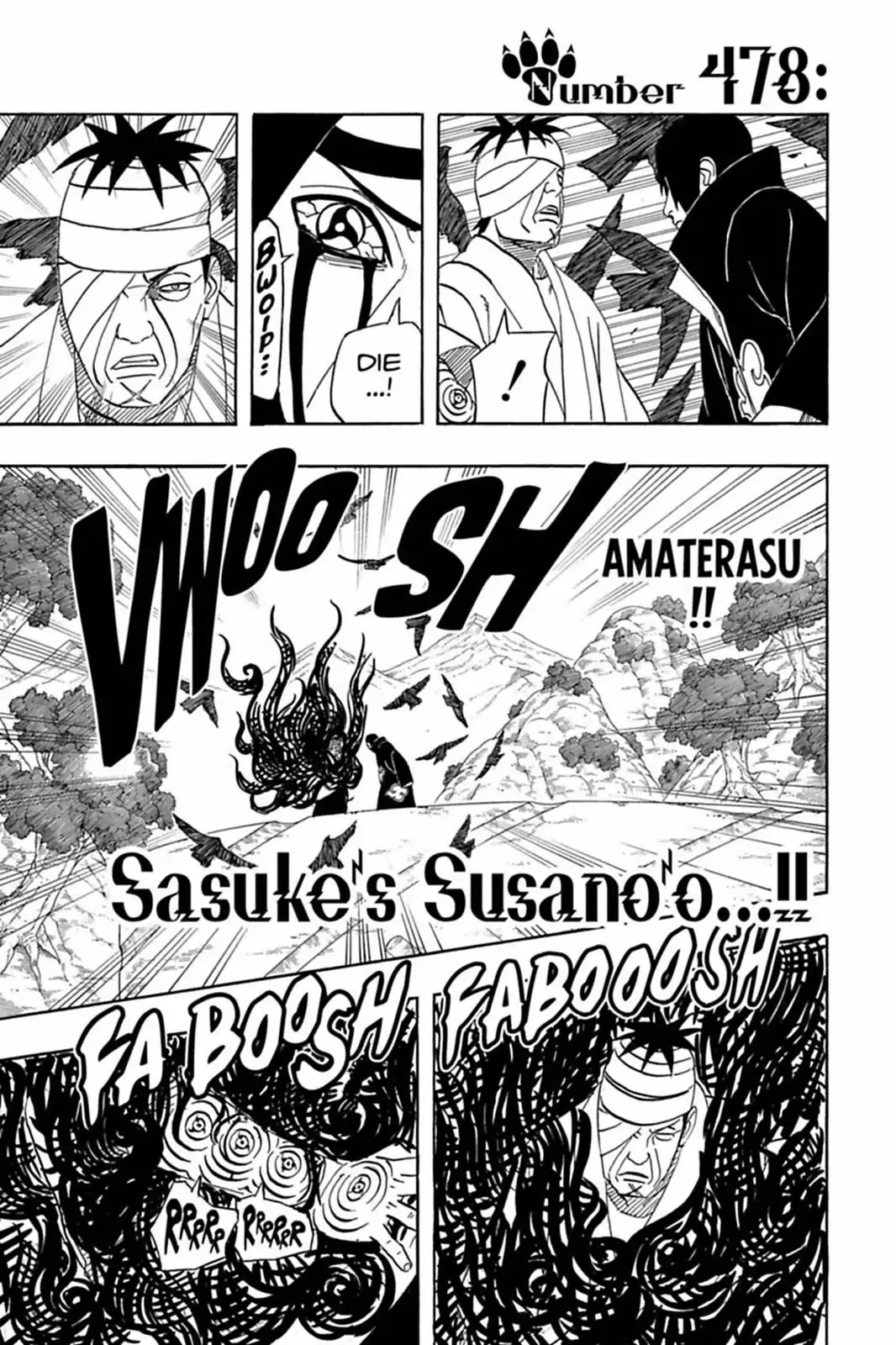 Naruto Chapter 478 page 1 - Chapter 478: Sasuke's Susano'o...!!