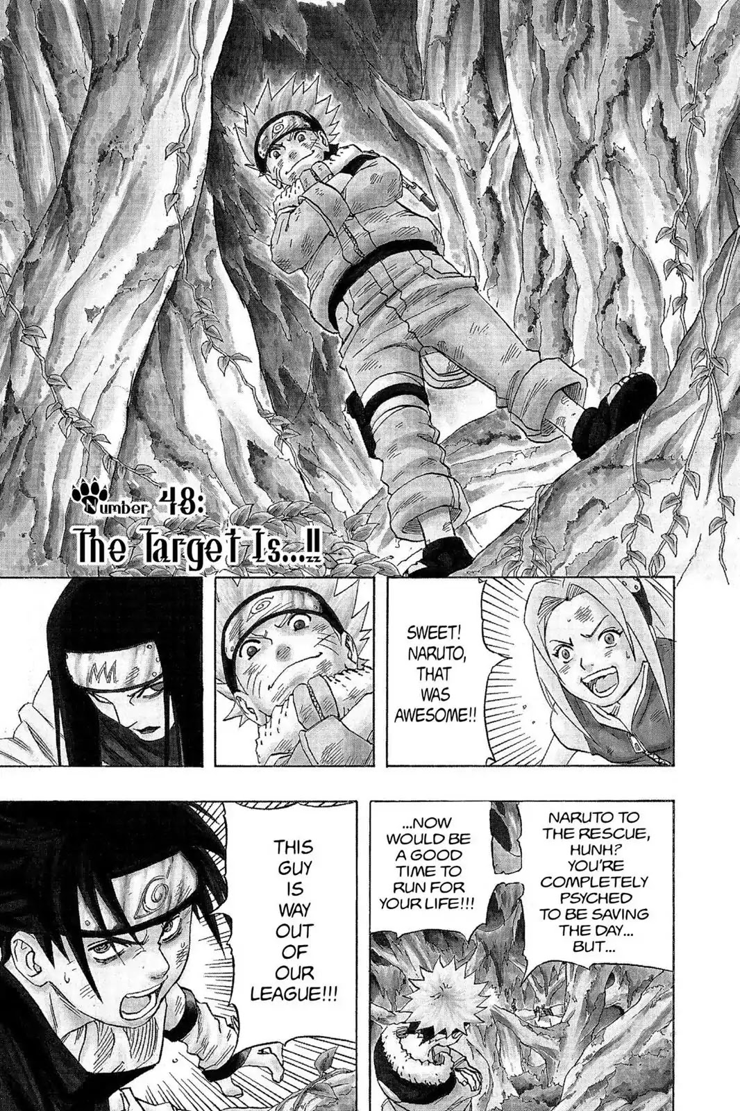 Naruto Chapter 48 page 1 - Chapter 48: The Target Is...!!