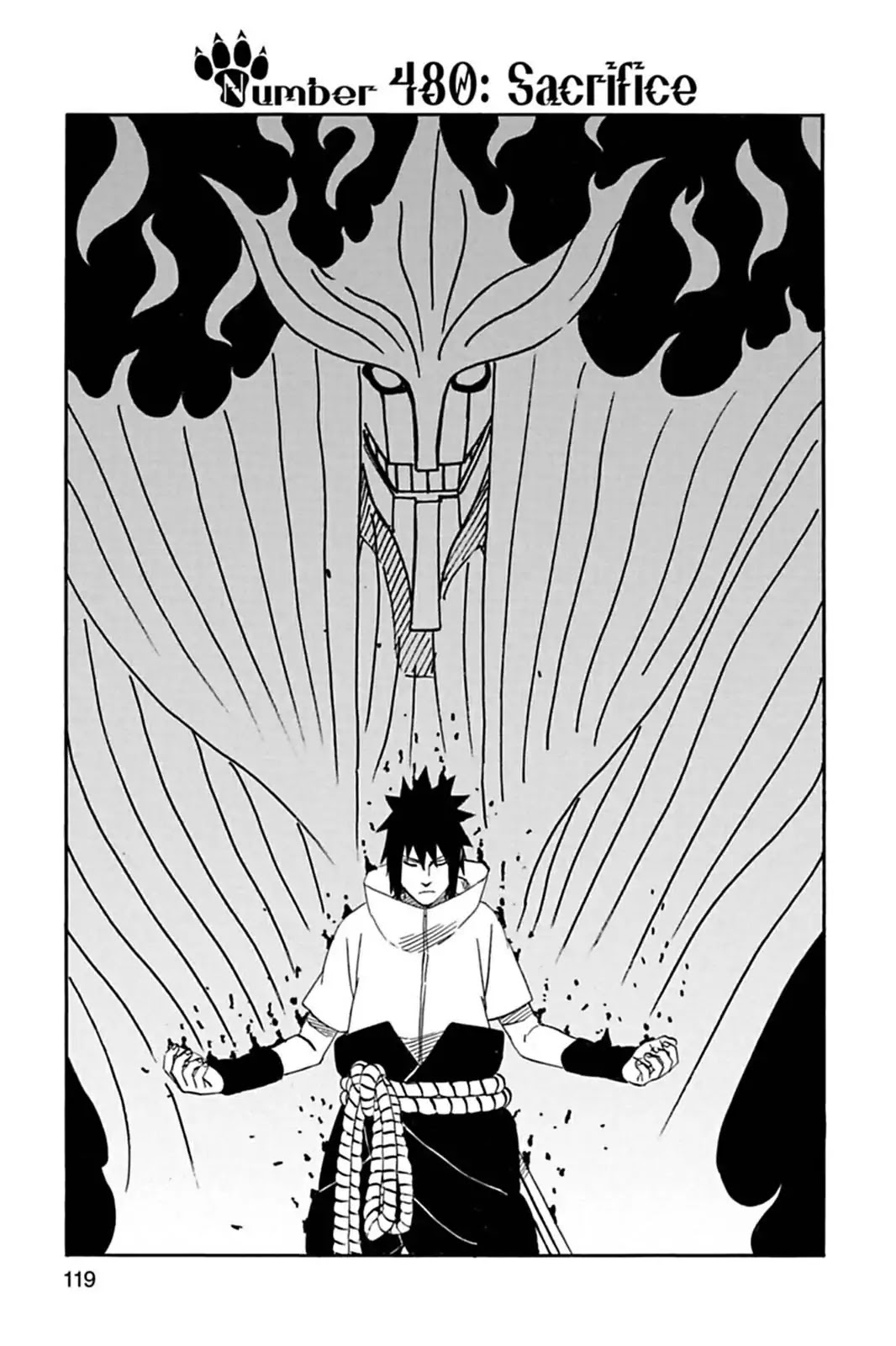 Naruto Chapter 480 page 1 - Chapter 480: Sacrifice
