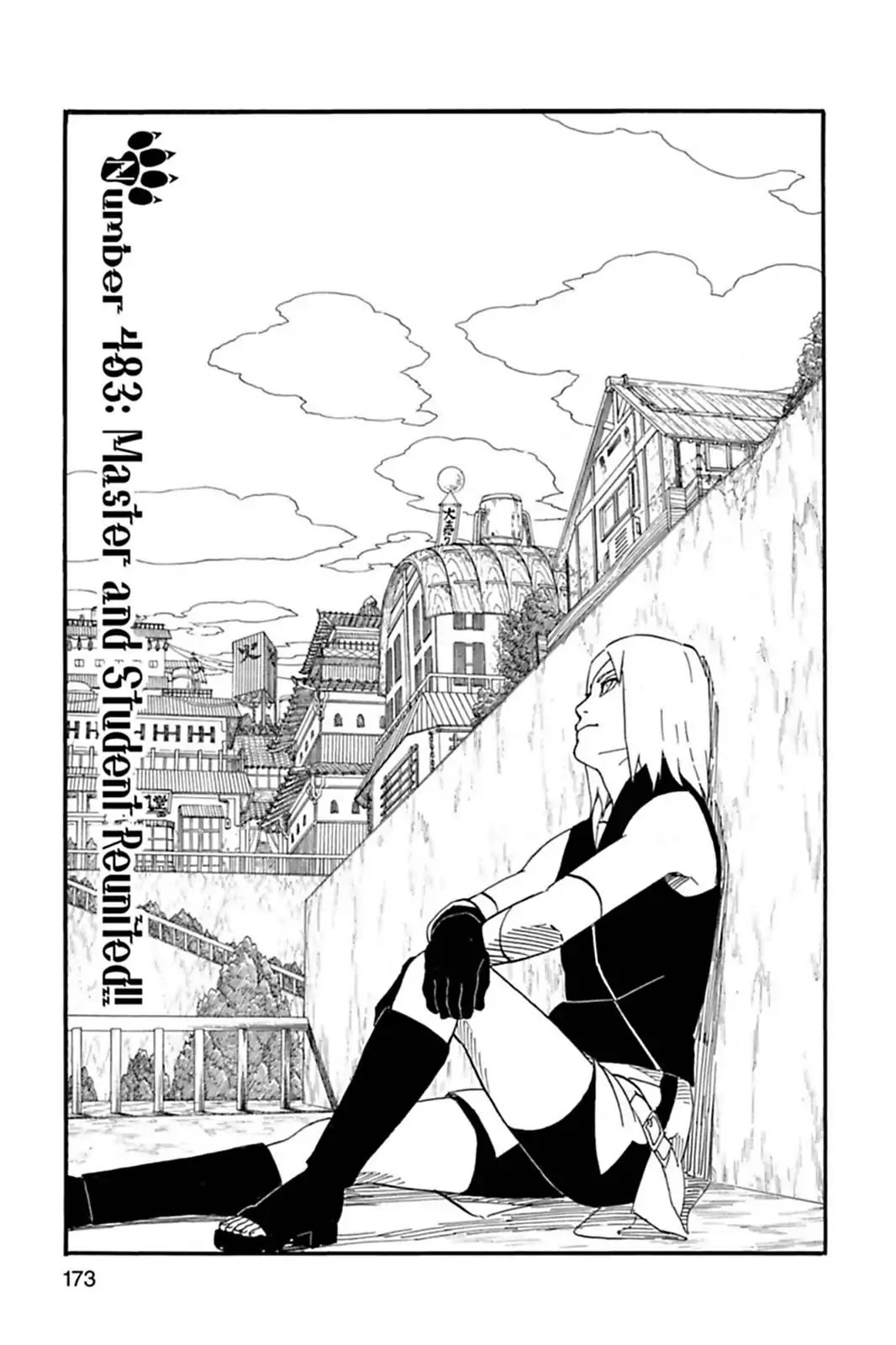 Naruto Chapter 483 page 1 - Chapter 483: Master And Student Reunited!!