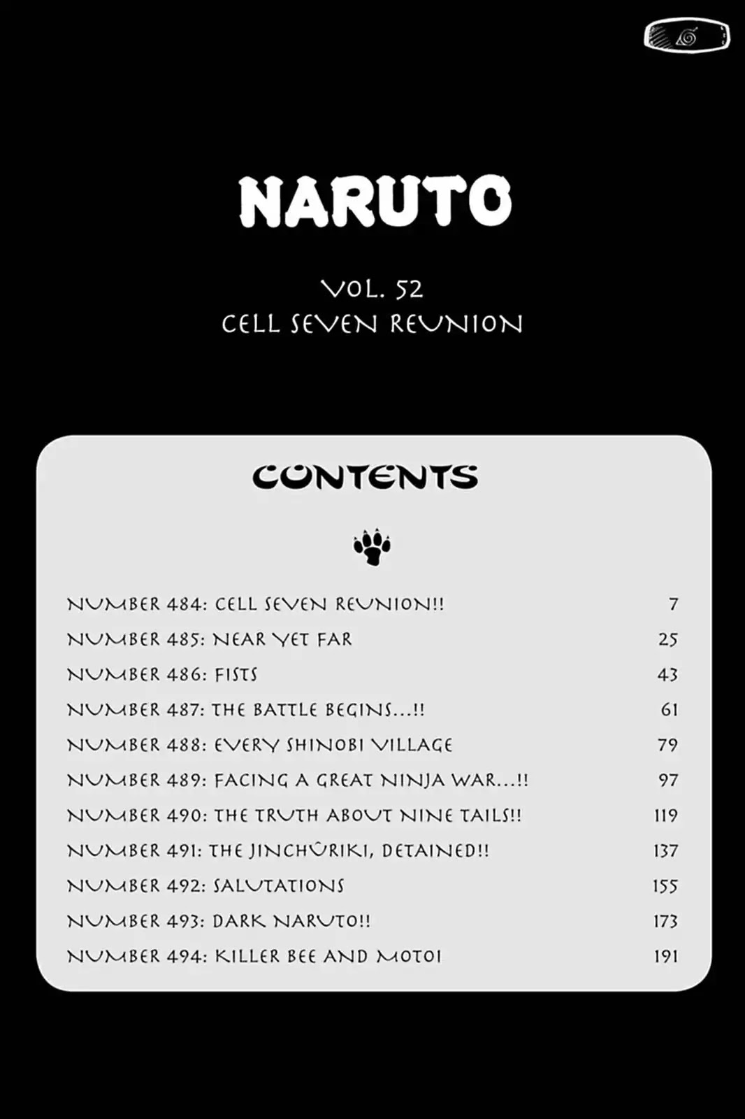 Naruto Chapter 484 page 7 - Chapter 484: Cell Seven Reunion
