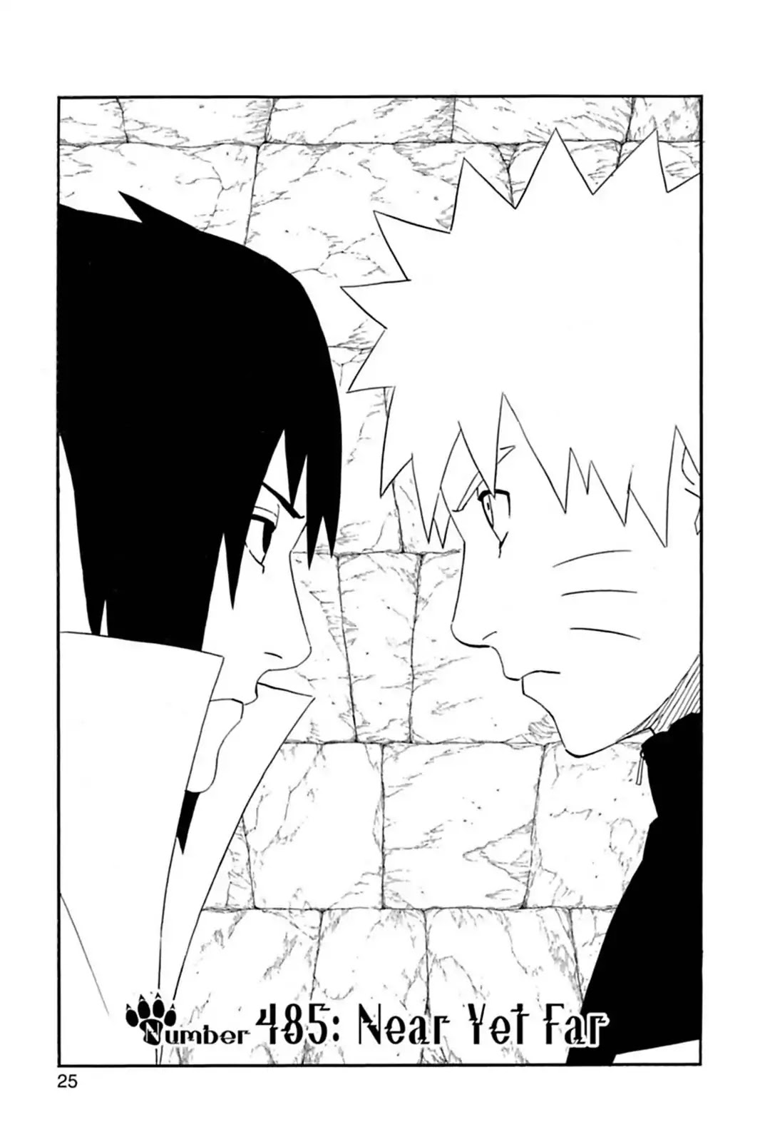 Naruto Chapter 485 page 1 - Chapter 485: Near Yet Far