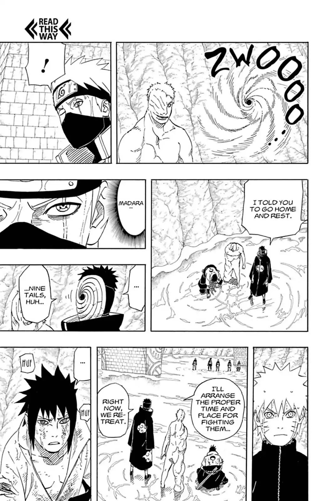 Naruto Chapter 486 page 7 - Chapter 486: Fists