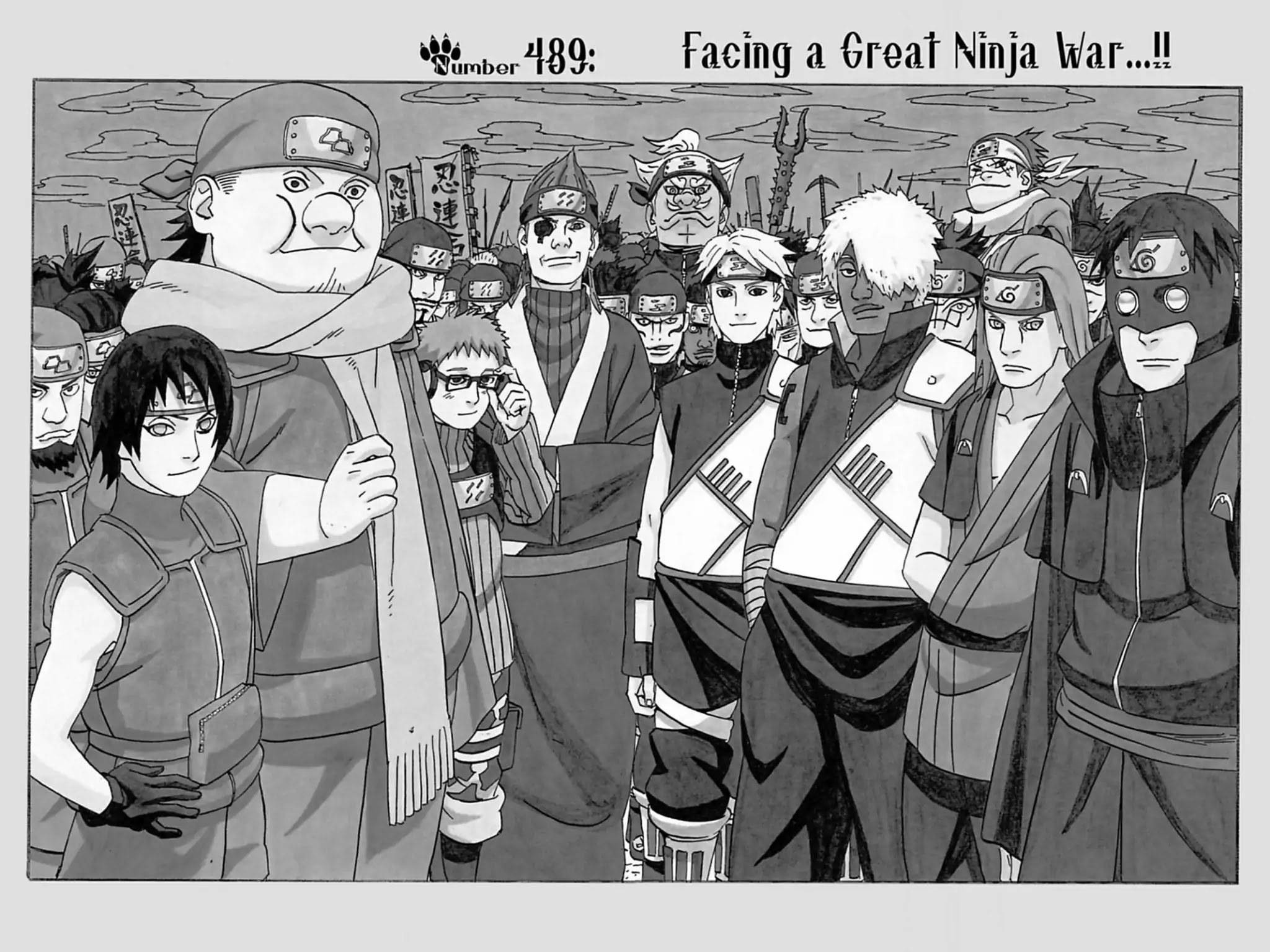 Naruto Chapter 489 page 2 - Chapter 489: Facing A Great Ninja War...!!