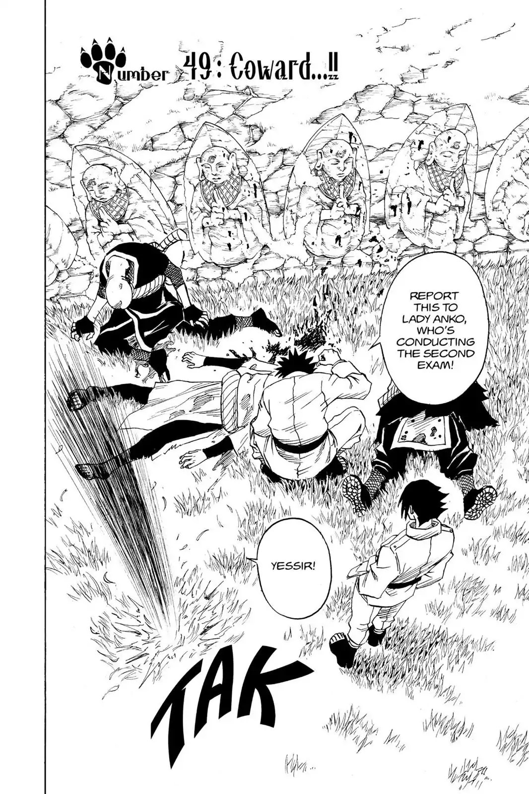 Naruto Chapter 49 page 2 - Chapter 49: Coward!!