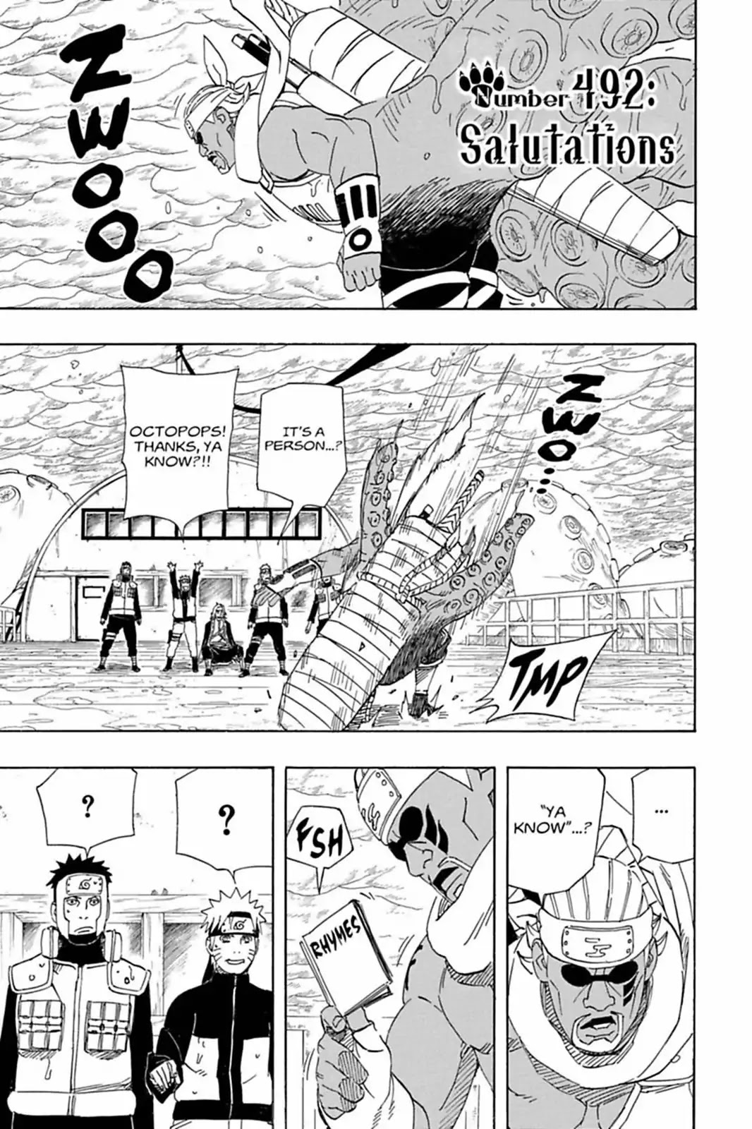 Naruto Chapter 492 page 1 - Chapter 492: Salutations