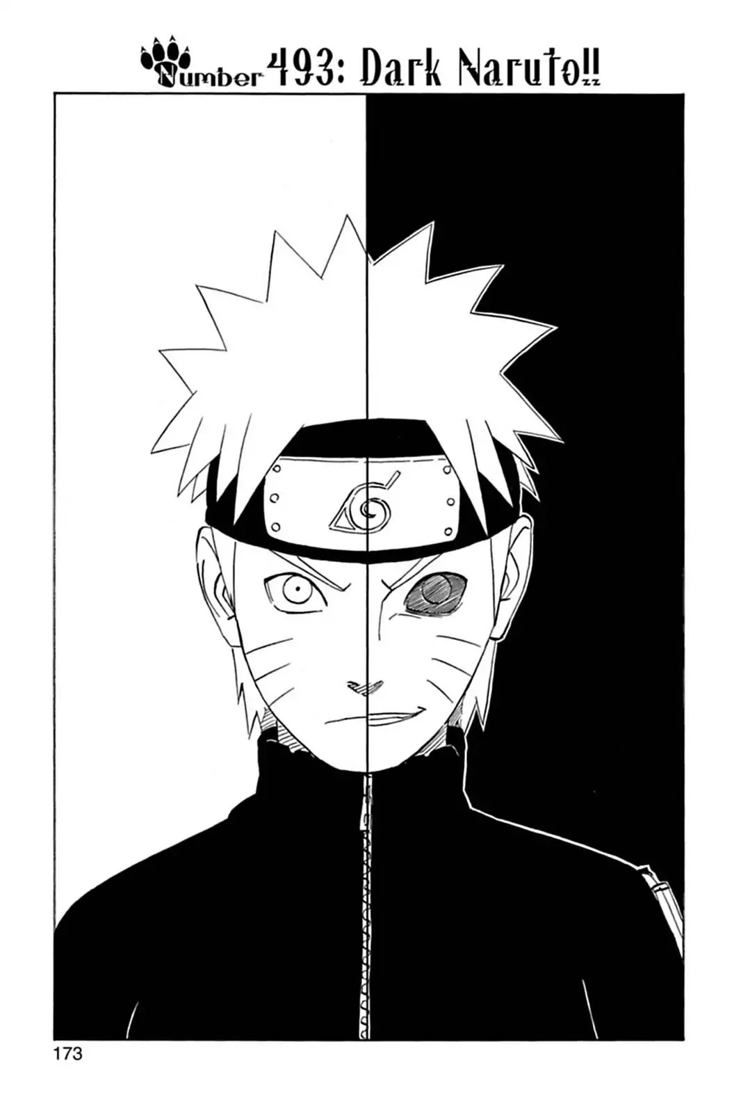 Naruto Chapter 493 page 1 - Chapter 493: Dark Naruto!!