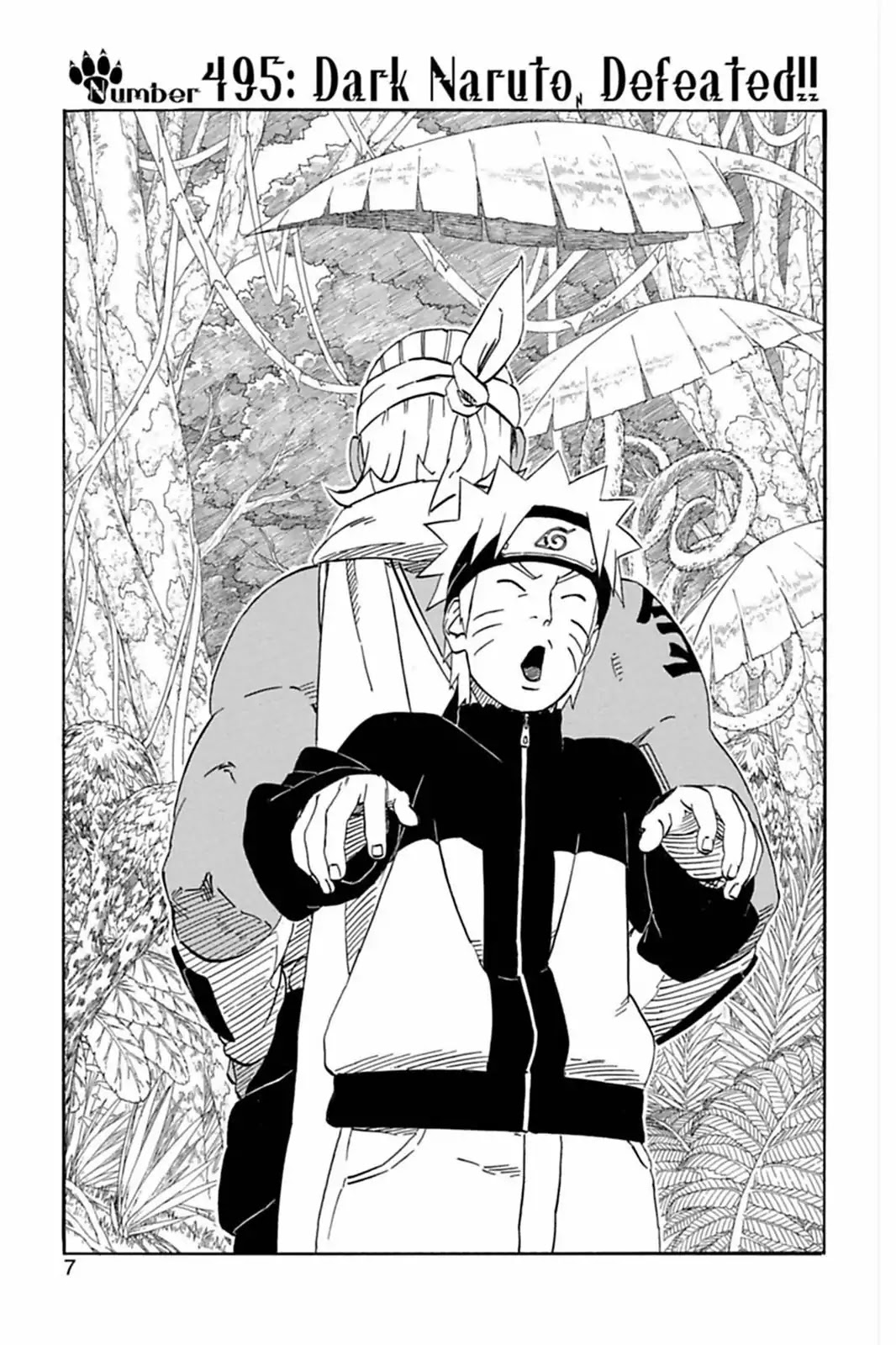 Naruto Chapter 495 page 8 - Chapter 495: Dark Naruto, Defeated