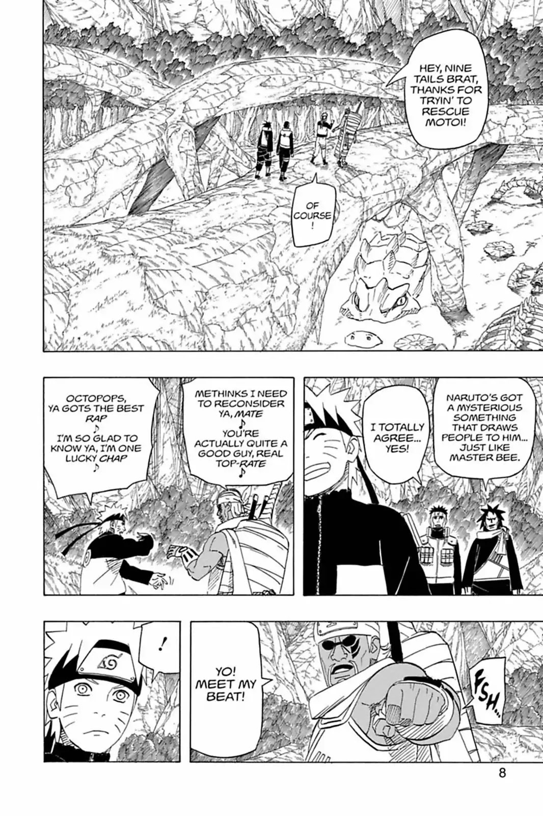Naruto Chapter 495 page 9 - Chapter 495: Dark Naruto, Defeated