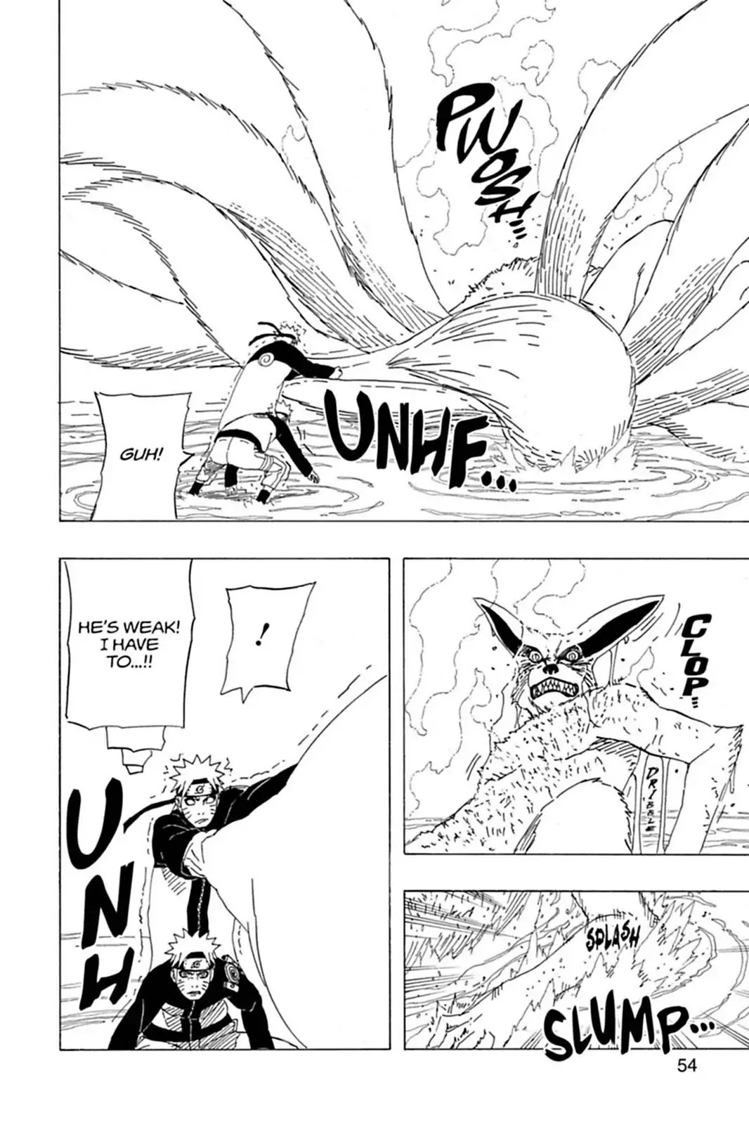Naruto Chapter 497 page 10 - Chapter 497: Nine Tails Vs. Naruto!!