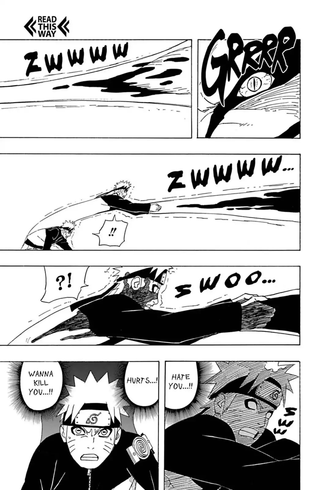 Naruto Chapter 497 page 11 - Chapter 497: Nine Tails Vs. Naruto!!