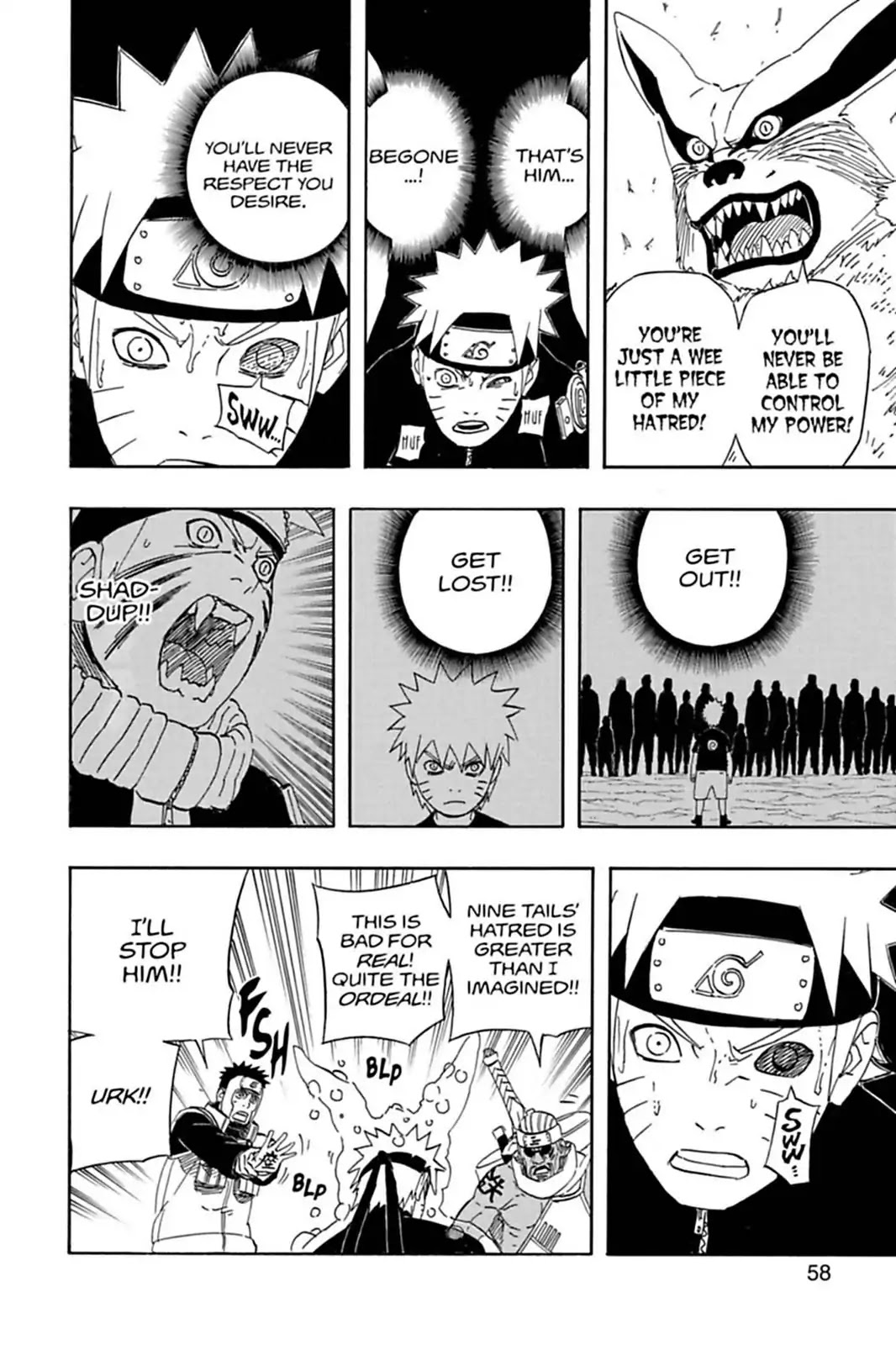 Naruto Chapter 497 page 14 - Chapter 497: Nine Tails Vs. Naruto!!