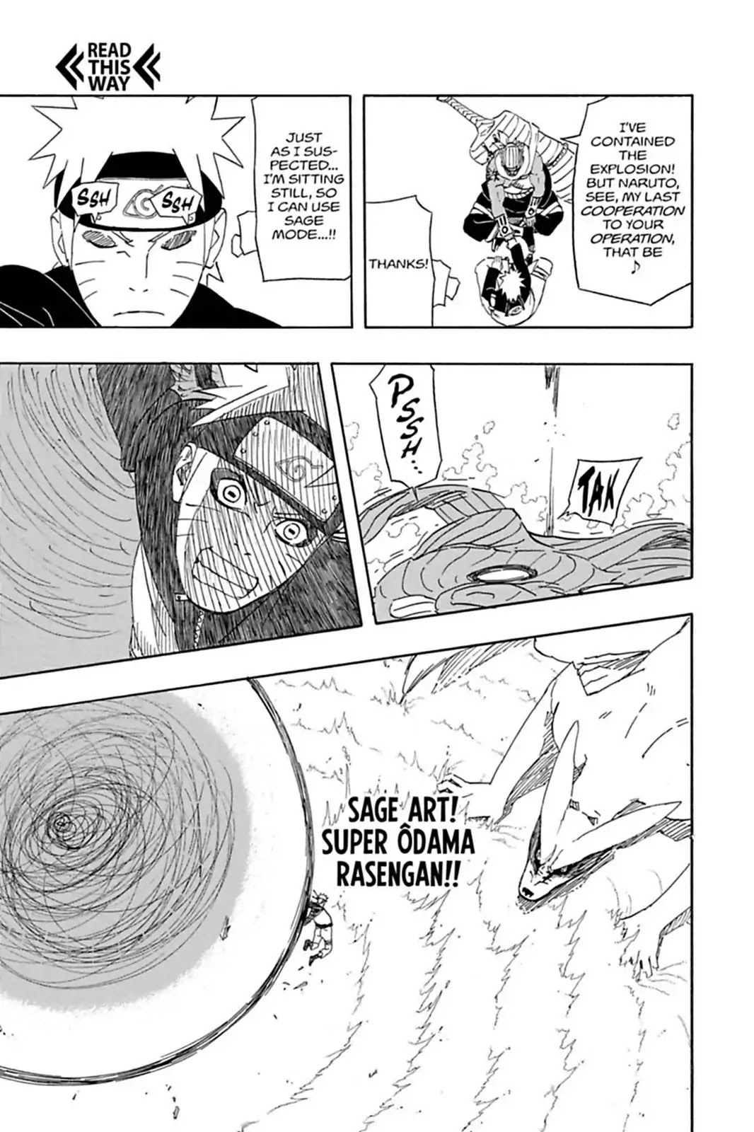 Naruto Chapter 497 page 4 - Chapter 497: Nine Tails Vs. Naruto!!