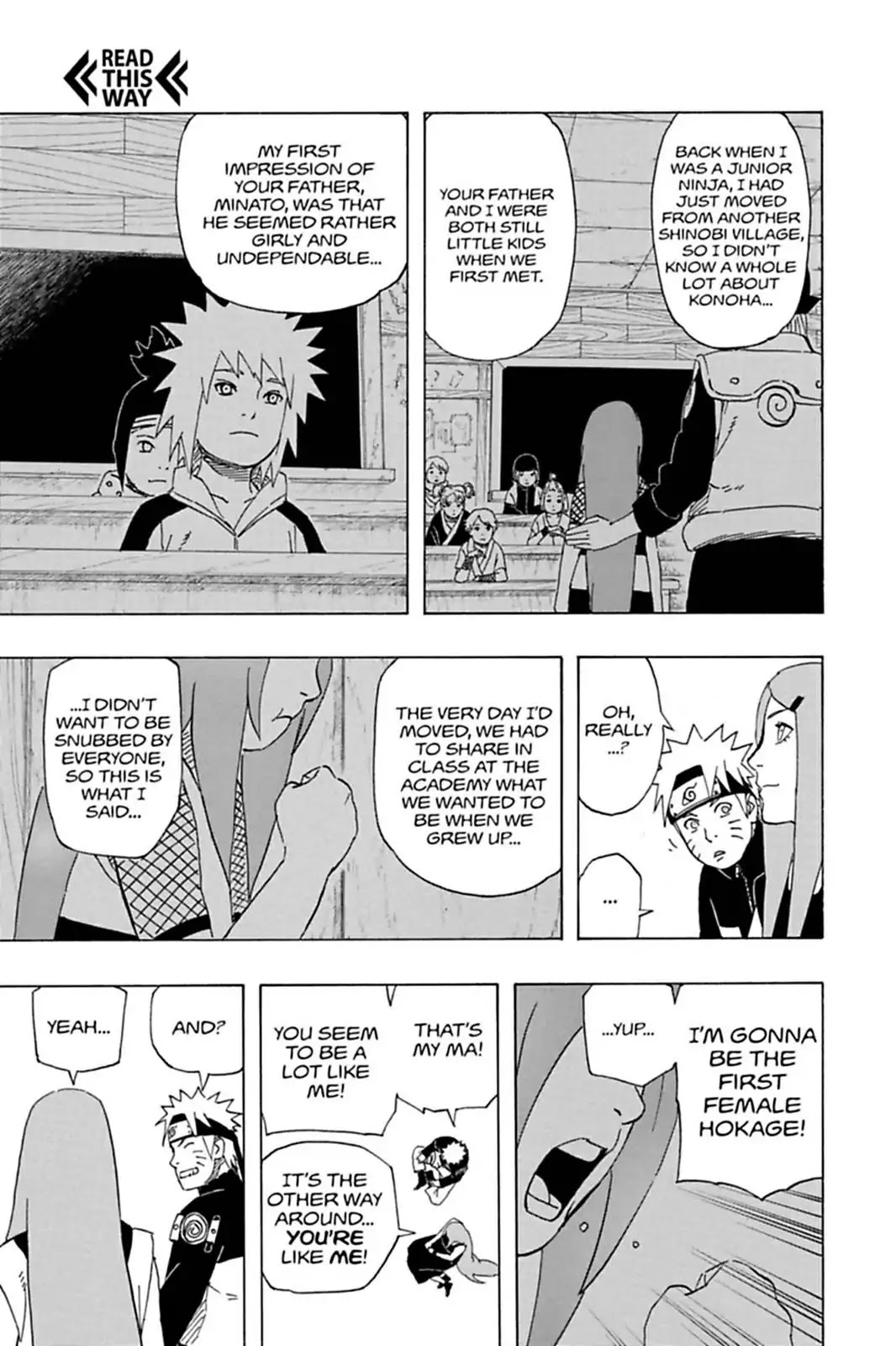 Naruto Chapter 498 page 11 - Chapter 498: My Ma's Red Hair