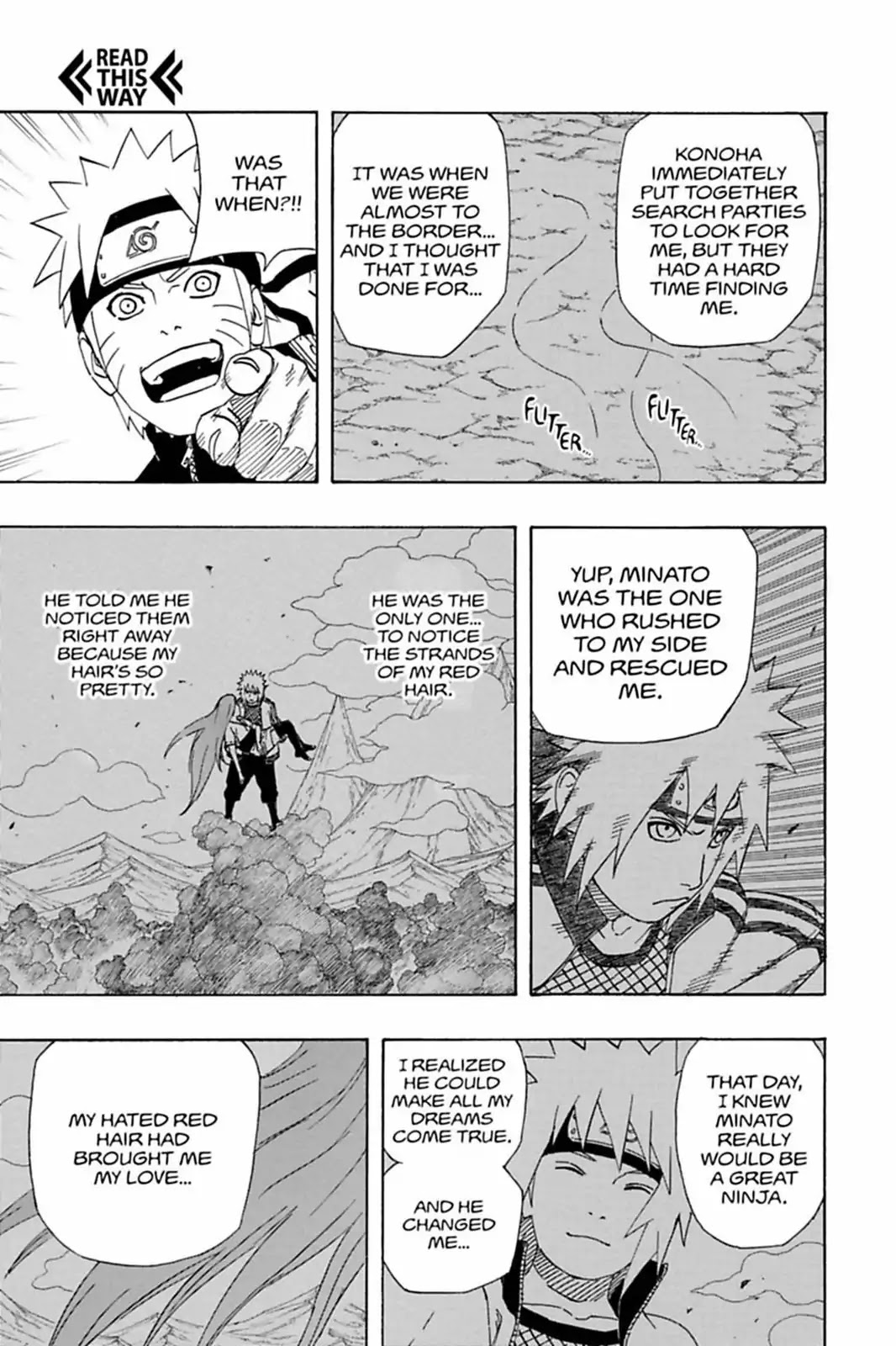 Naruto Chapter 498 page 15 - Chapter 498: My Ma's Red Hair
