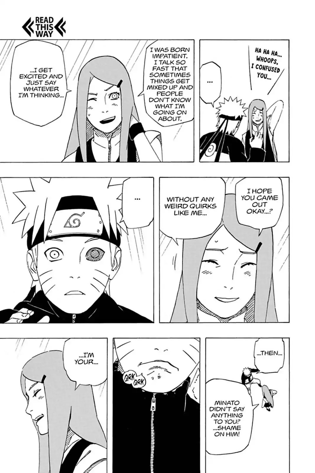 Naruto Chapter 498 page 3 - Chapter 498: My Ma's Red Hair
