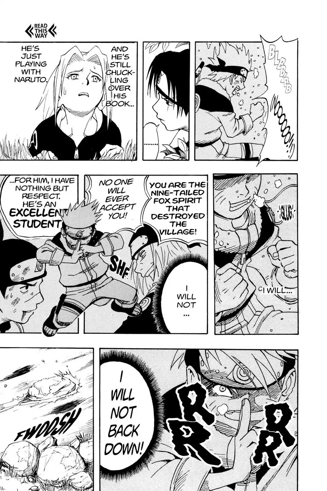 Naruto Chapter 5 page 11 - Chapter 5: Pride Goeth Before A Fall