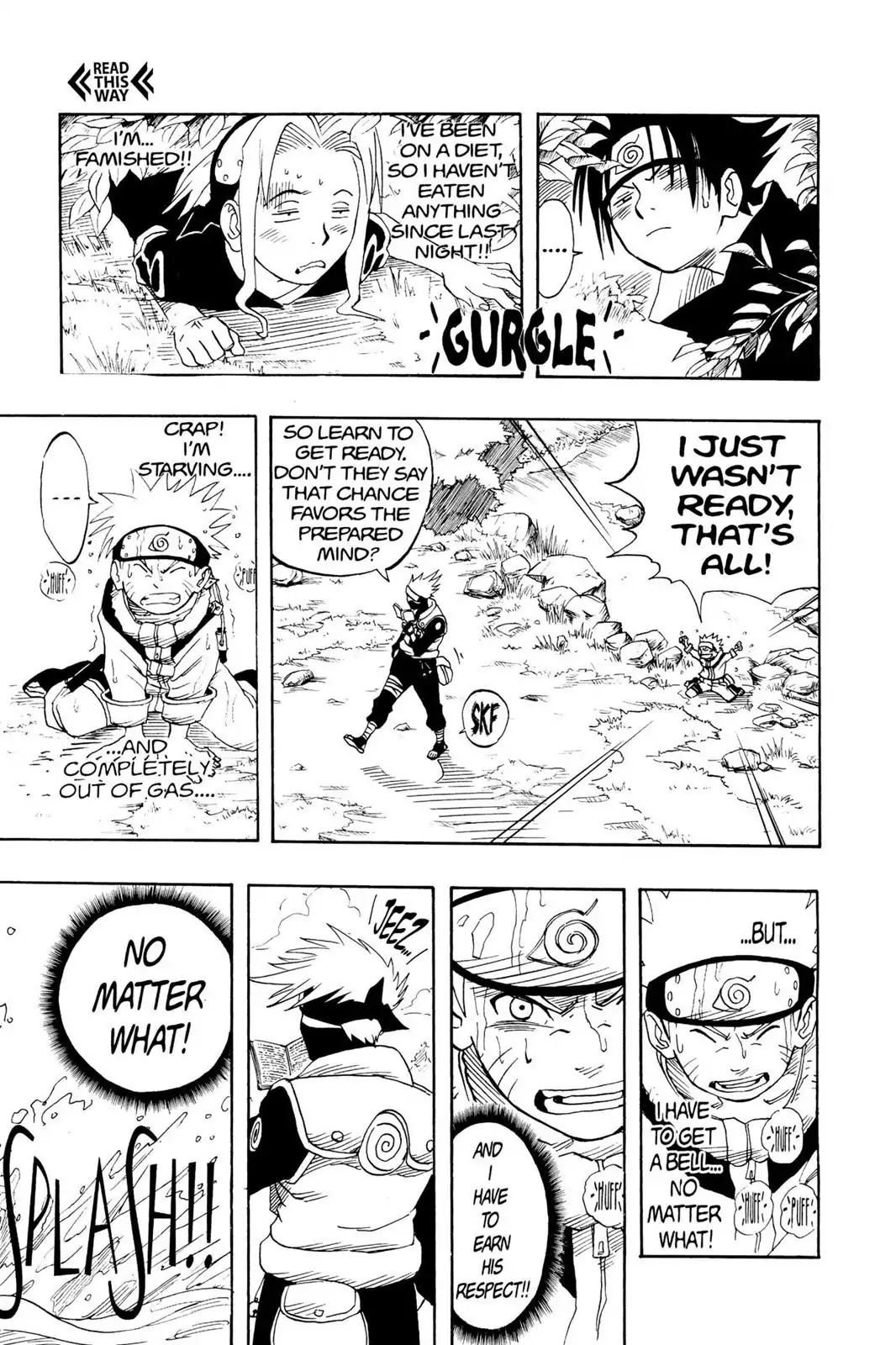 Naruto Chapter 5 page 13 - Chapter 5: Pride Goeth Before A Fall