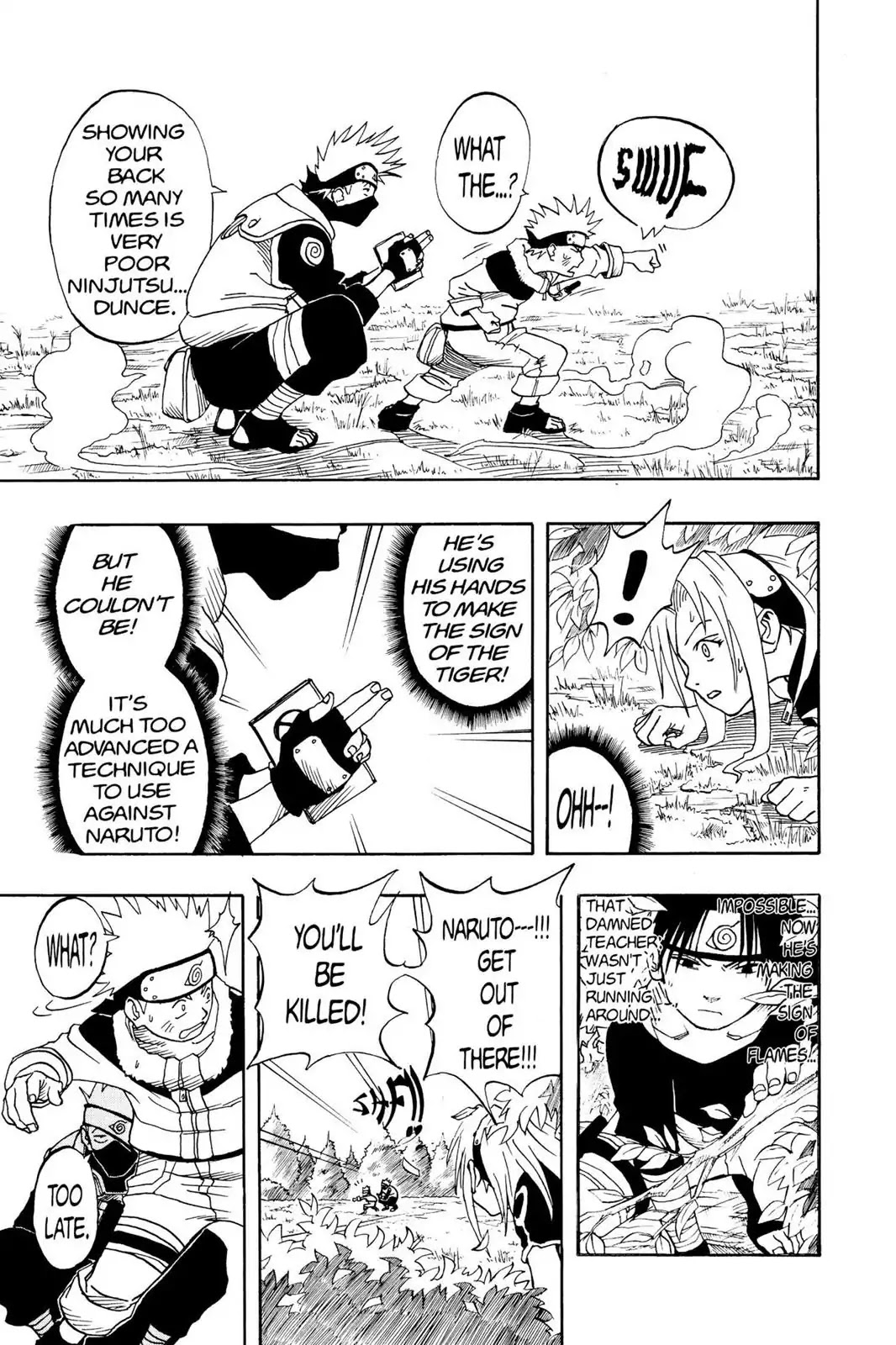 Naruto Chapter 5 page 7 - Chapter 5: Pride Goeth Before A Fall