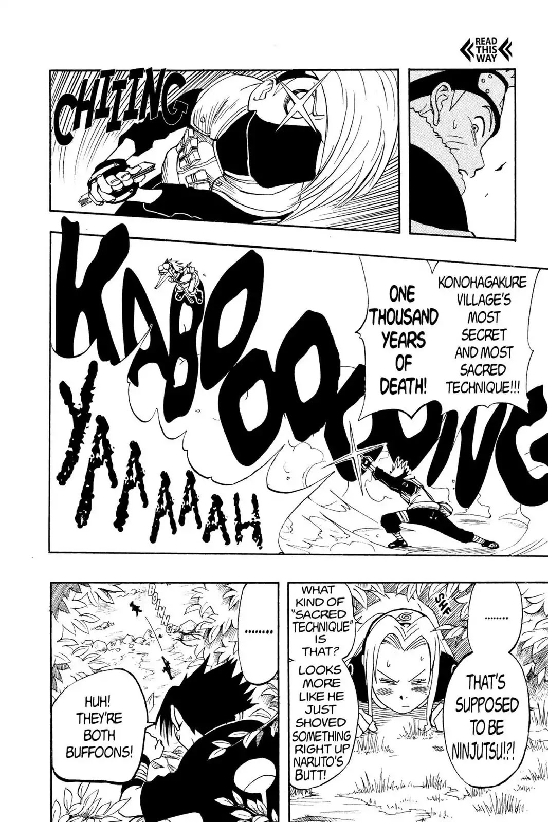 Naruto Chapter 5 page 8 - Chapter 5: Pride Goeth Before A Fall