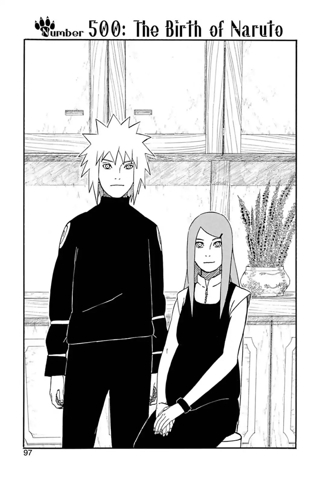 Naruto Chapter 500 page 1 - Chapter 500: The Birth Of Naruto